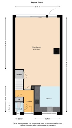 Floorplan - Kalfjeslaan 99, 2623 AD Delft